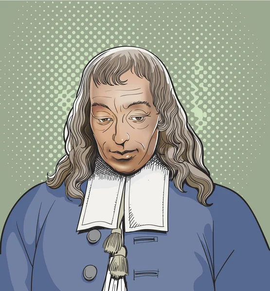 Blaise Pascal — Vector de stock