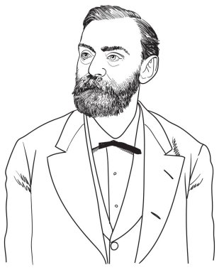 Alfred Nobel clipart