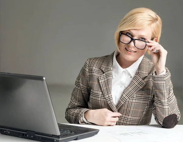 Bussinesslady Manager at Workplace