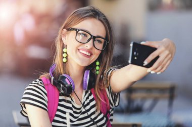 hippi kız alma selfie