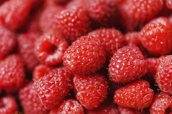 Fresh Ripe Raspberries Berries, The Nature Vitamins Stock Photo