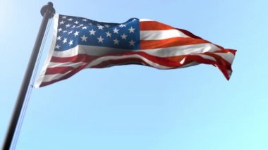 Amerikan bize animasyon bayrak