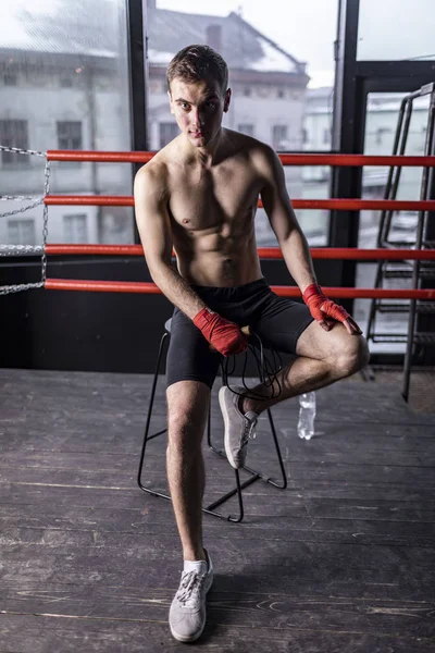 Boxer Man in Ring
