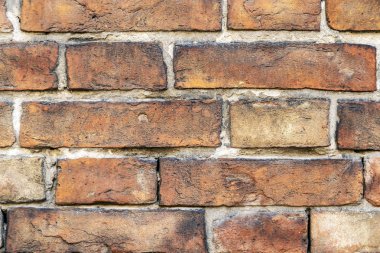 Eski kahverengi tuğla duvar