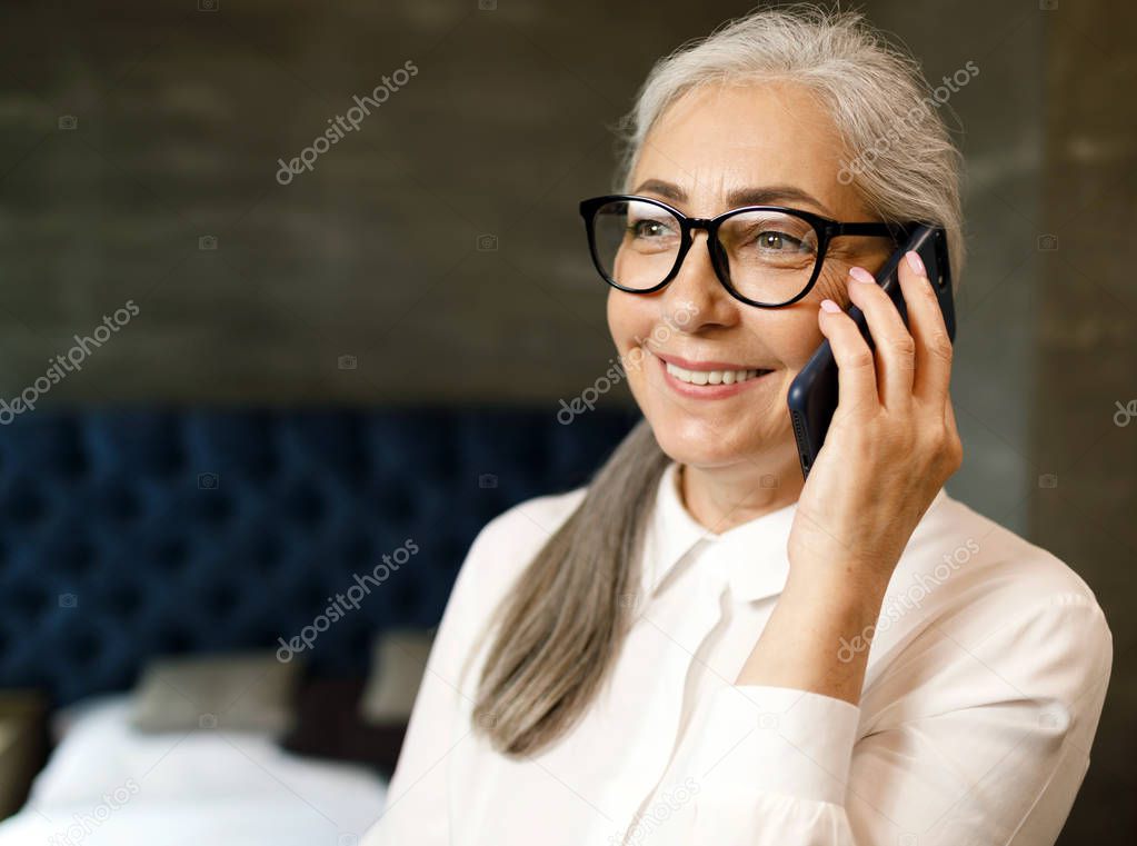 Senior Woman With Smartphone