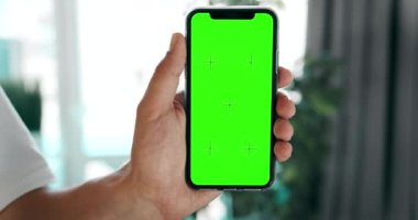 Ellerinde Kiromakey Akıllı Telefon Hareketi
