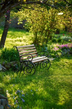 Yaz Park ahşap Bank