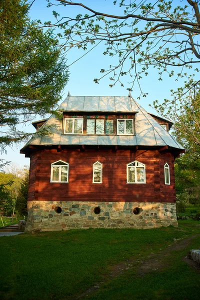 Beautiful House Summer Sunny Day — Stock Photo, Image