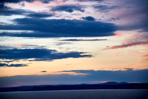 Reflection Sunset Sea — Stock Photo, Image