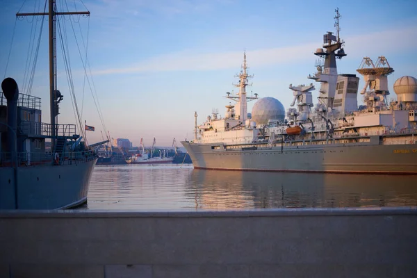 Ships Port Sunny Day — Stock Photo, Image