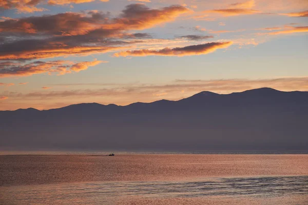 Reflection Sunset Sea — Stock Photo, Image