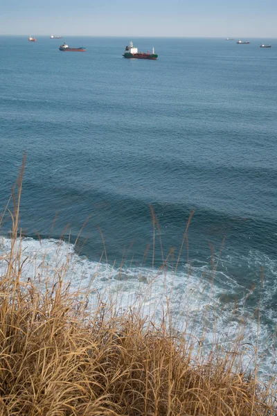 Güzel Manzara Deniz Sahil — Stok fotoğraf