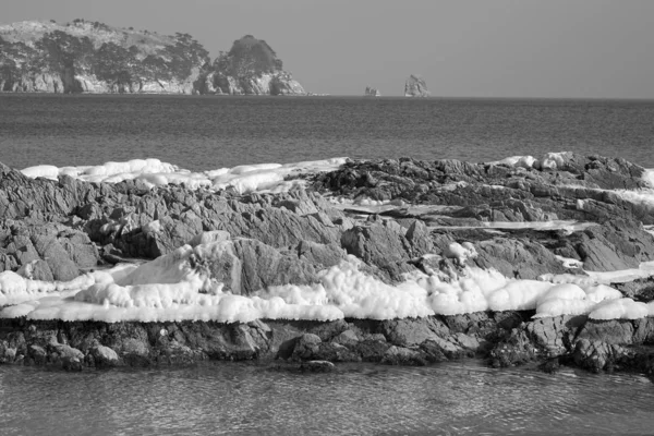 Scenic View Rocky Beach — Stock Photo, Image