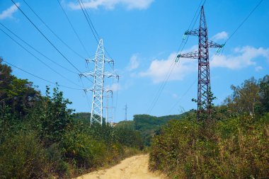 elektrik ve yüksek voltaj kulesi 