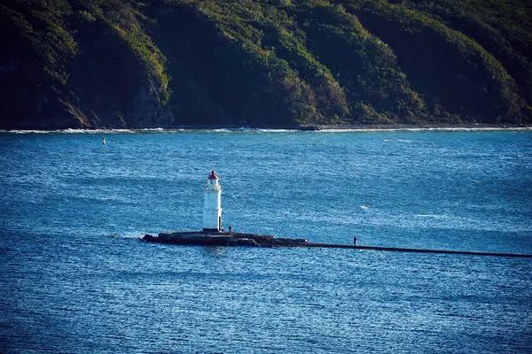 Deniz Fenerinin Manzarası — Stok fotoğraf