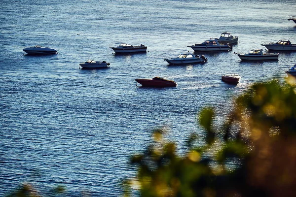 Schilderachtig Uitzicht Boten Zee — Stockfoto