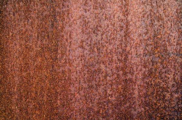 Ruiva superfície de metal enferrujado, textura de aço envelhecida — Fotografia de Stock