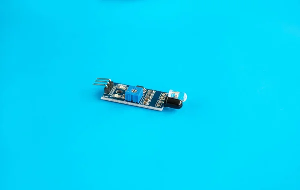 Arduino için kızılötesi engelleme önleme sensör modülü, ir sensörü — Stok fotoğraf