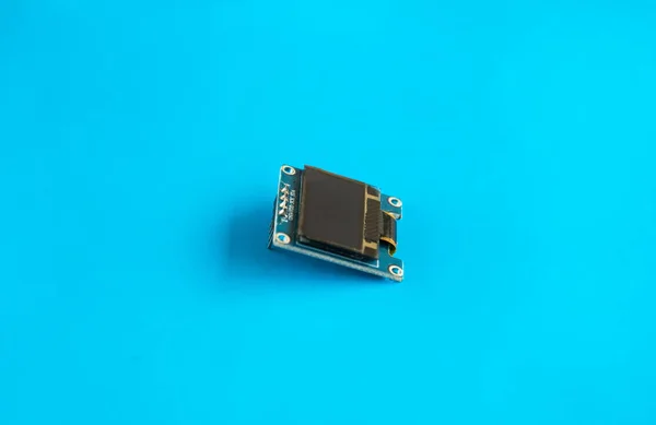 4pin 0,96 inch OLED 128x64 OLED kijelző modul IIC I2C. Kommunikálni az Arduino — Stock Fotó