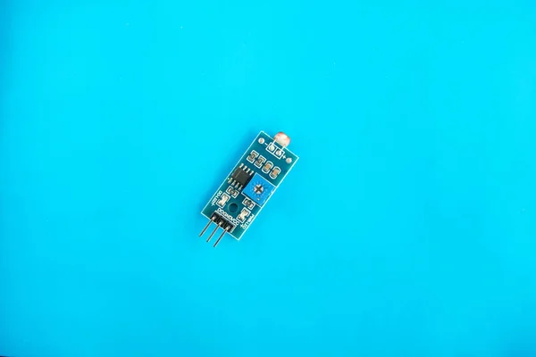 光敏电阻传感器模块, arduino 光检测模块 — 图库照片