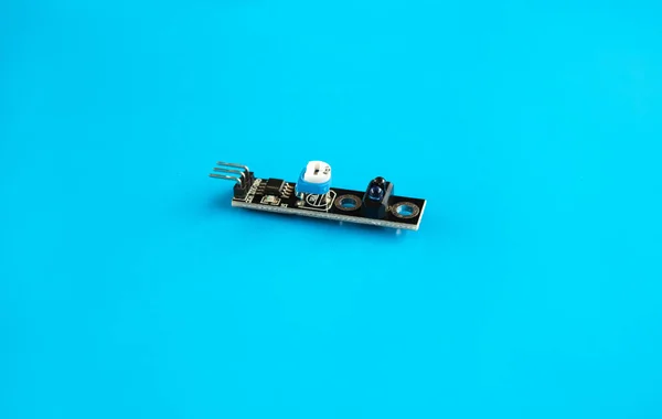 Tracking path tracing module, intelligent vehicle probe infrared detection sensor for arduino — Stock Photo, Image