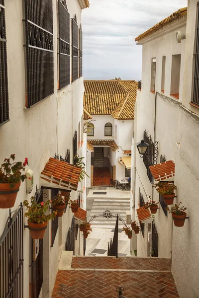 Acogedora Calle Mijas Pueblo España — Foto de Stock