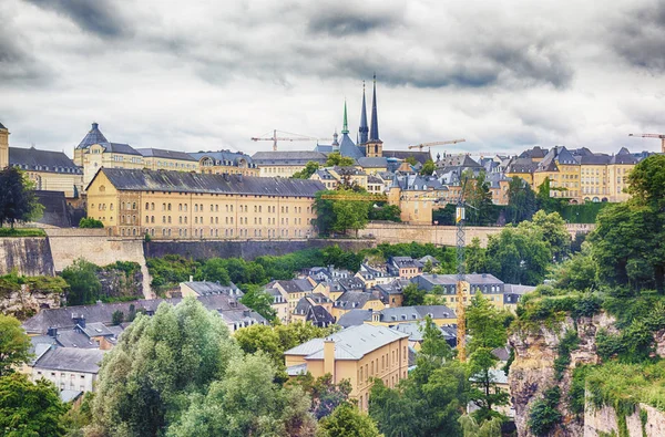 View River Alzette Luxemourg City — Stock Photo, Image