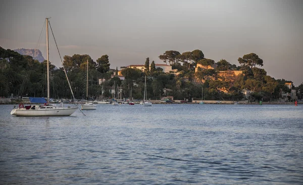 Vista Para Litoral Cote Dazur França — Fotografia de Stock