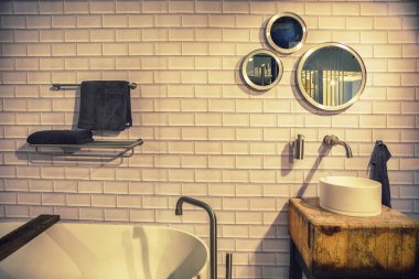 ayrıntı ekolojik stil banyo 