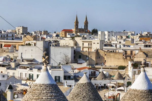 Paese Alberobello, Puglia, Italia — Foto Stock