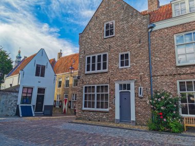 Street in the Center of Middelburg, the Netherlands
