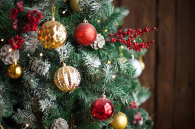 Güzel dekore edilmiş Noel odası