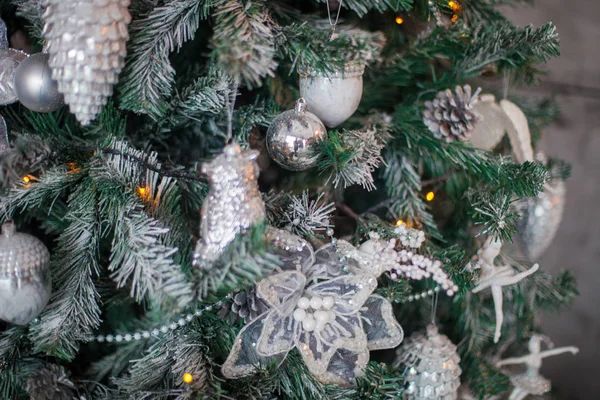 Belle Chambre Noël Décorée — Photo