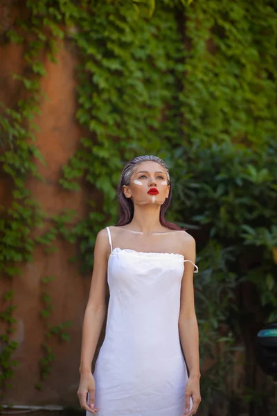 Hermoso Sexy Retrato Mujer Aspecto Moda —  Fotos de Stock