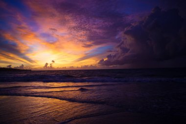 Bali plajı güzel ada