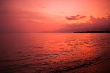 Bali plajı güzel ada