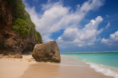 Bali Plajı, güzel kadın.