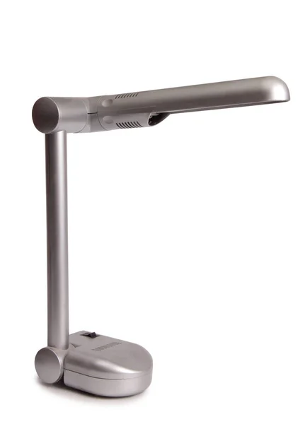 Modern Metal Table Lamp White Background — Stock Photo, Image