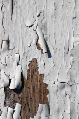 Eski ahşap duvar boya ile kaplı