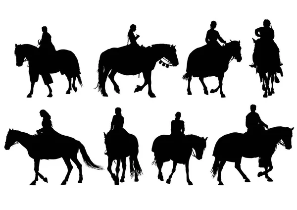 Cavaleiro Velho Terno Cavalo Fundo Branco —  Vetores de Stock