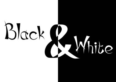 Siyah ve beyaz duvar arka plan üzerinde kelime