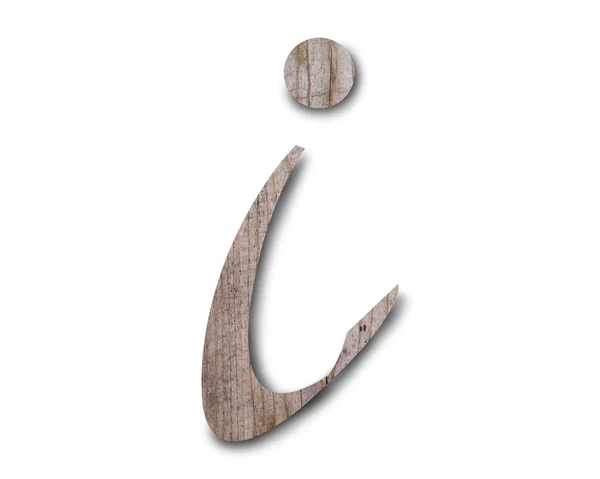 Fából Készült Betűkkel Angol Ábécé Fehér Háttér — Stock Fotó