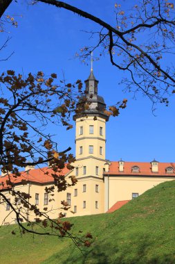 Sonbahar zaman Beyaz Rusya'nın antik mimari