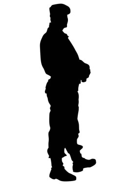 Beyaz arka planda özel polis gücü insanları