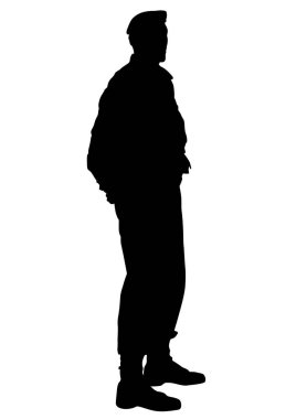 Beyaz arka planda özel polis gücü insanları