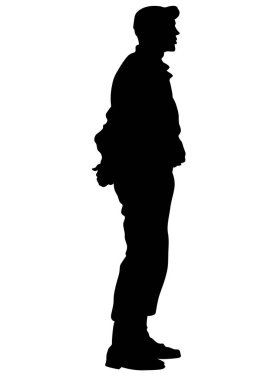 Beyaz arka planda özel polis gücü insanları