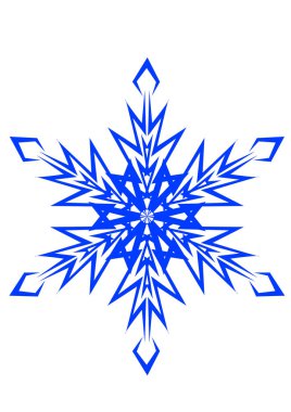 Kar taneleri Noel süsü. Dekoratif arka plan