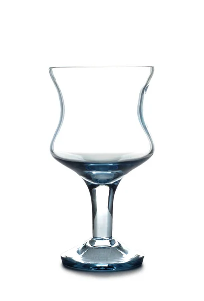 Vintage Glazen Goblet Witte Achtergrond — Stockfoto