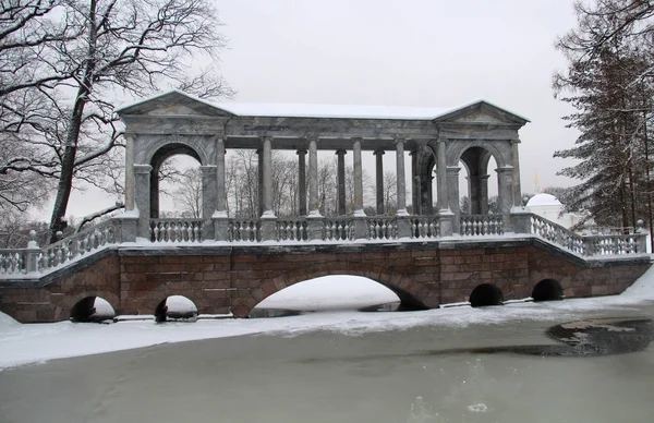 Antigua Arquitectura Rusa Nieve Invierno —  Fotos de Stock