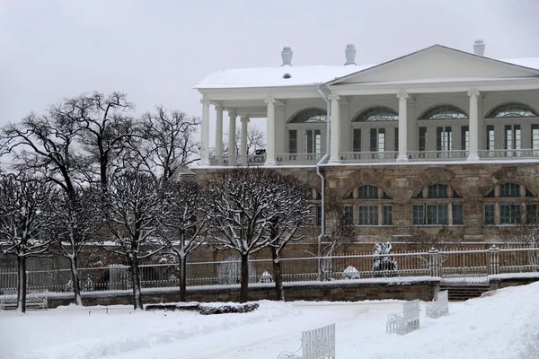 Architektura Starej Rosyjskiej Śniegu Zimie — Zdjęcie stockowe